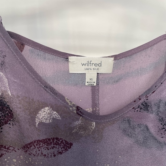 [Aritzia- Wilfred] 100% silk purple cami - Picture 3 of 6